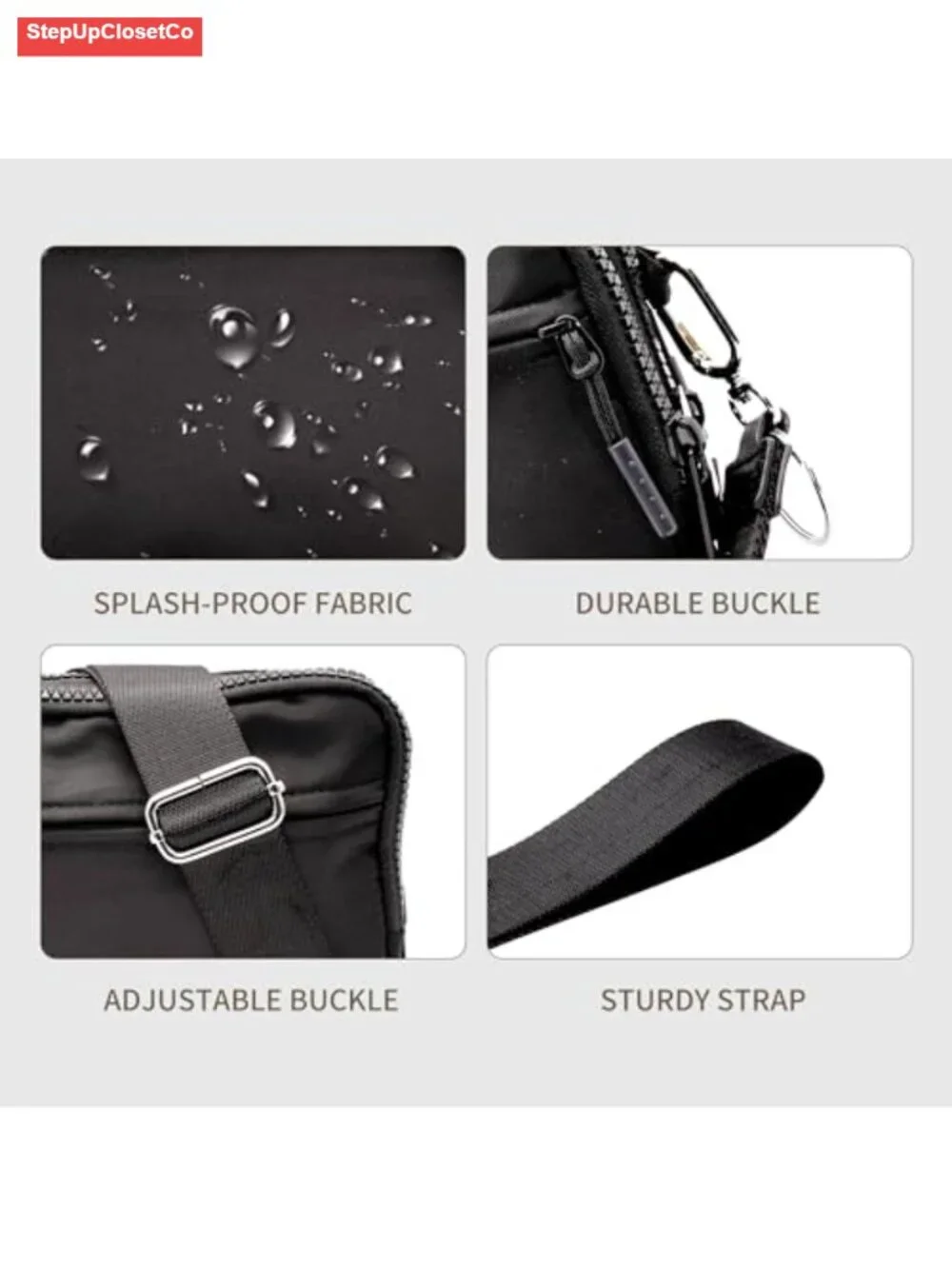 Wristlet Wallets for Women Nylon RFID Crossbody Bag Convertible